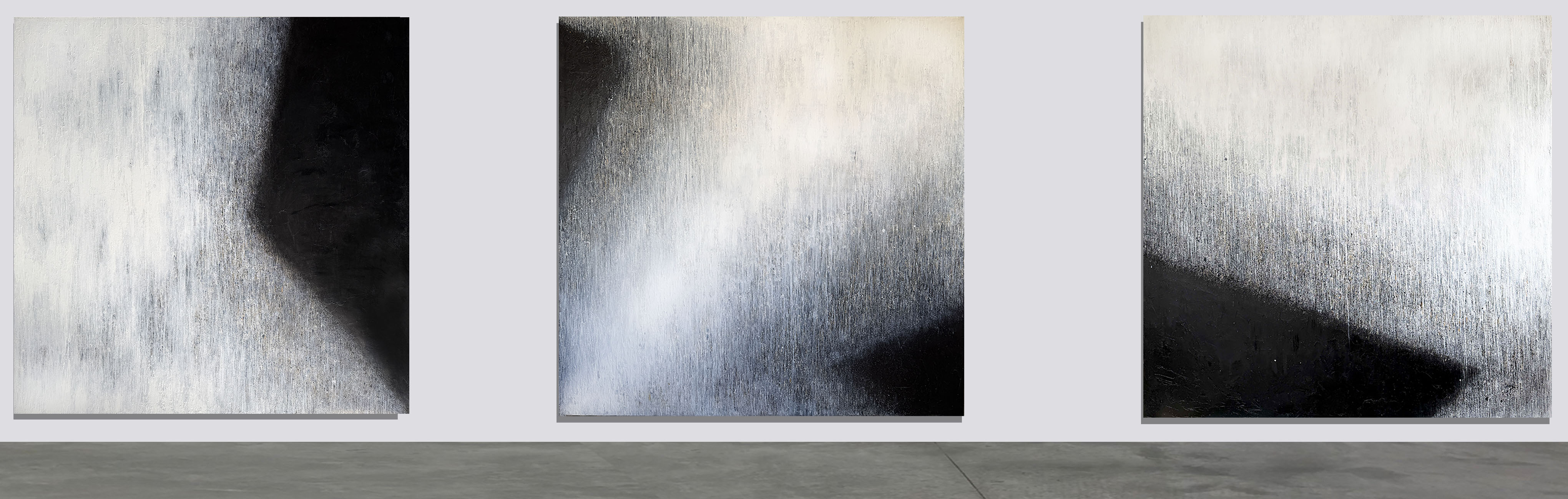 Triptych oil on canvas